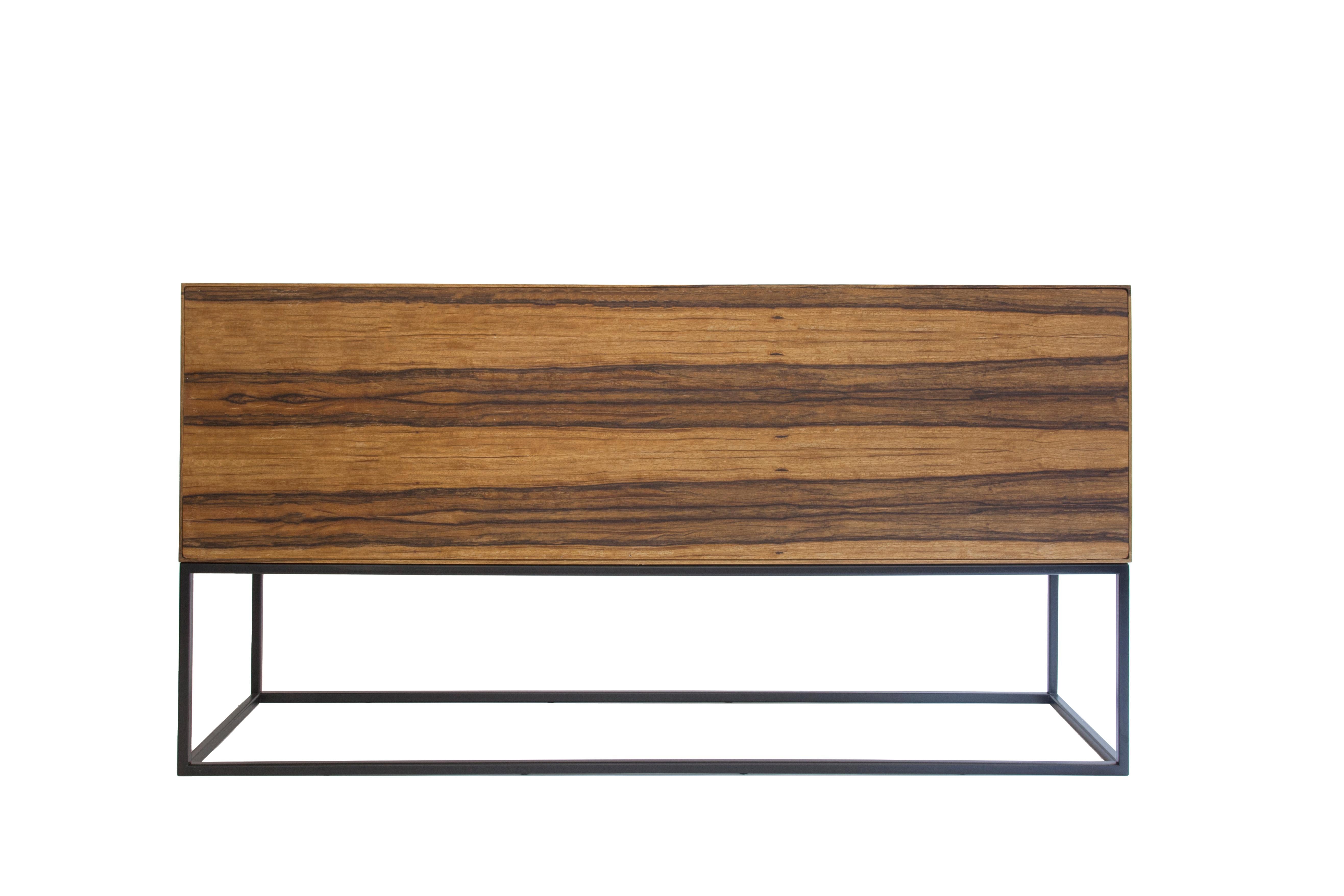 Minimalist Chevron credenza For Sale