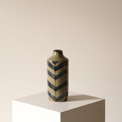 Chevron Glazed Vase