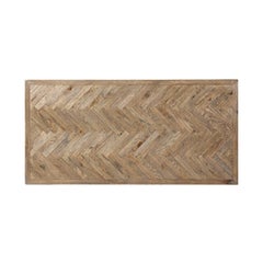 Chevron Oak Parquetry Coffee Table