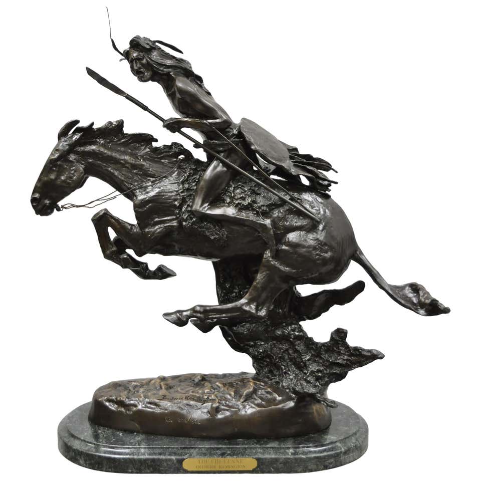 Remington Bronze Sculpture 7 For Sale on 1stdibs