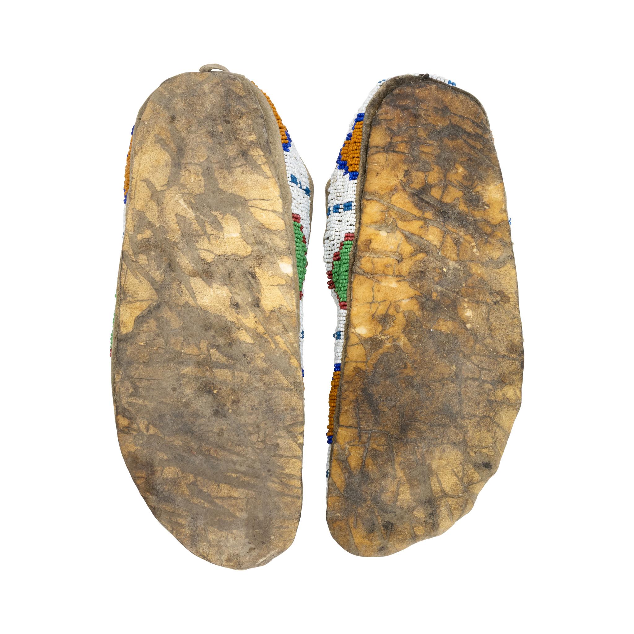 American Cheyenne Beaded Moccasins For Sale