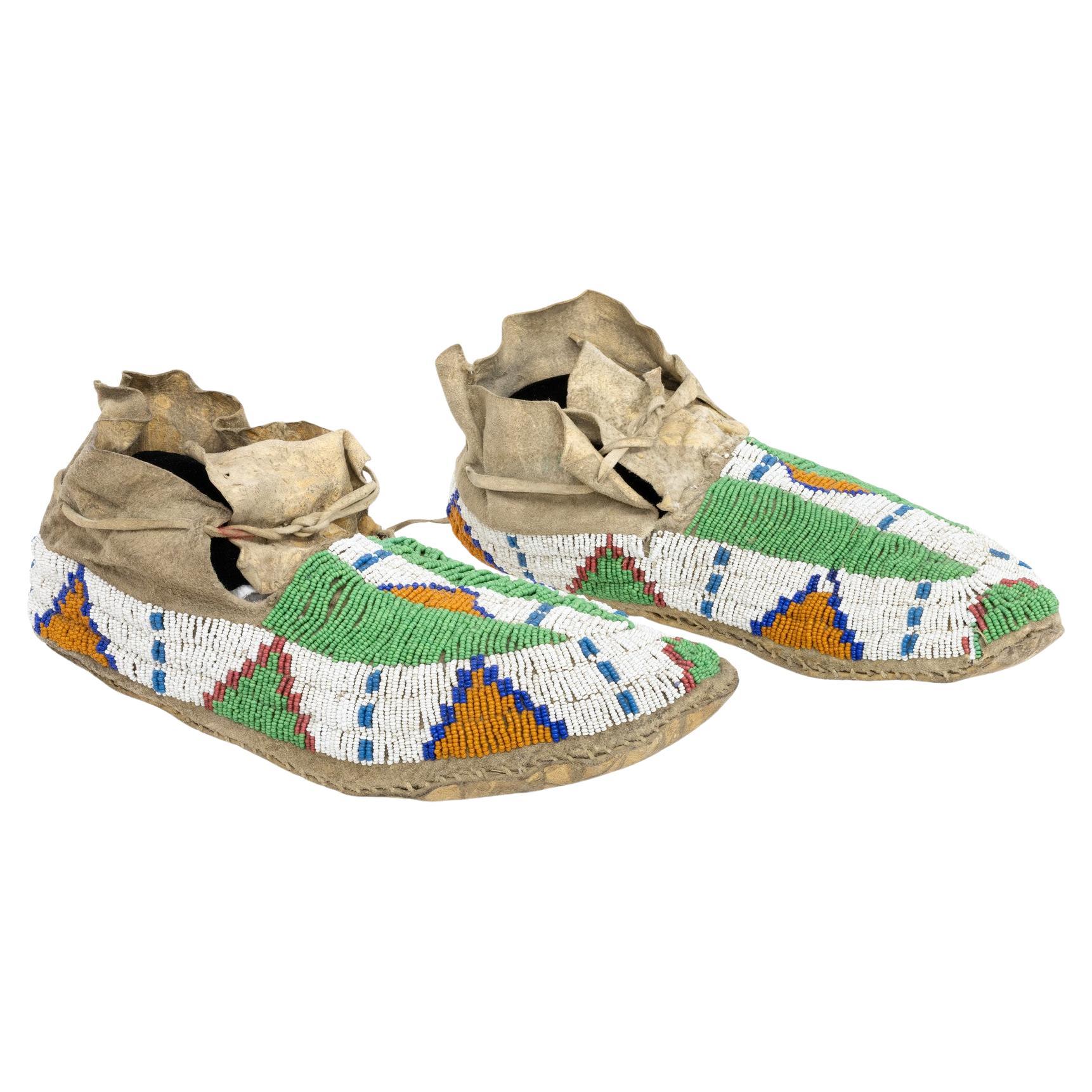 Cheyenne Beaded Moccasins