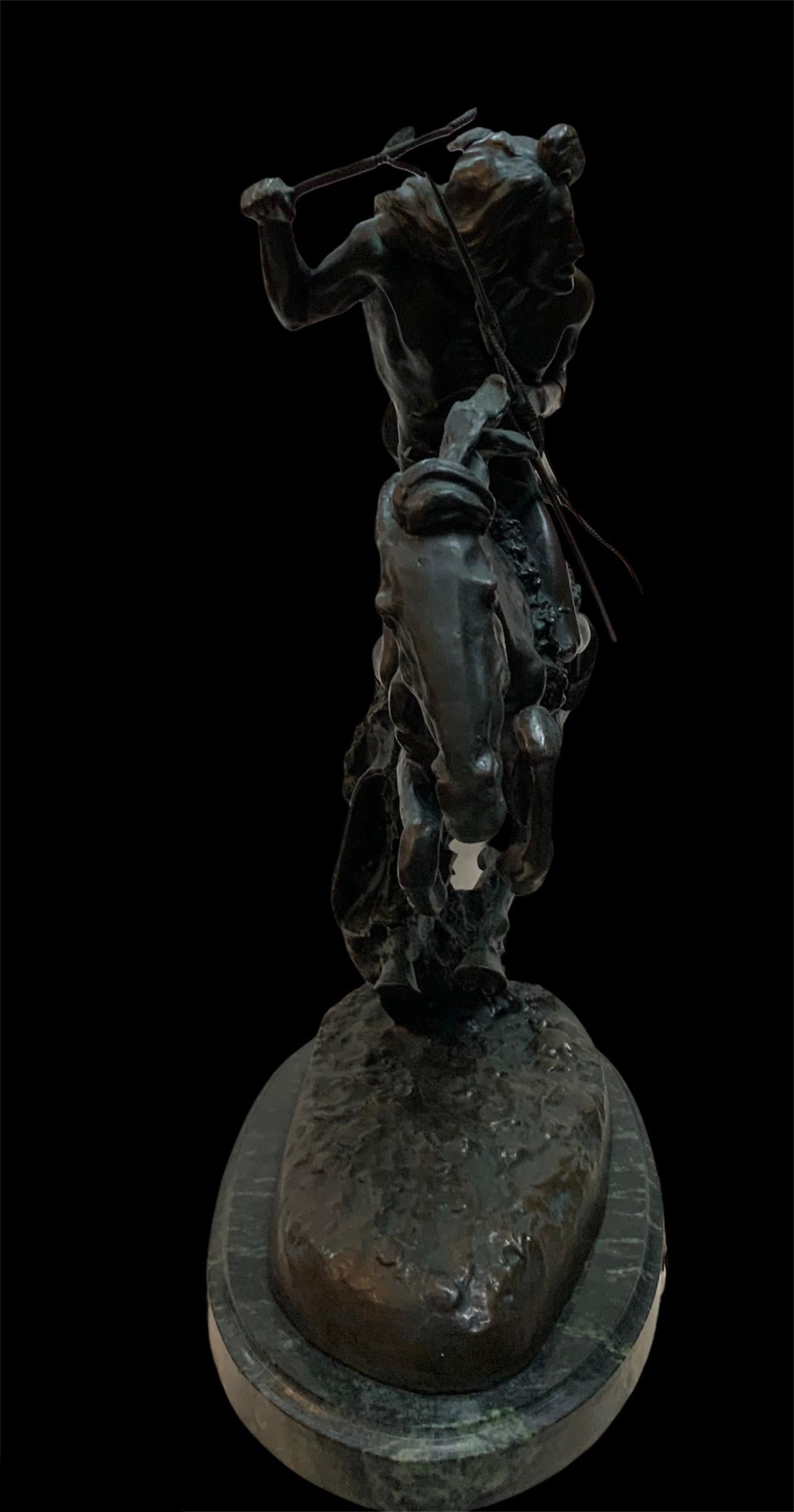 American Cheyenne Bronze Sculpture by Frederic Remington