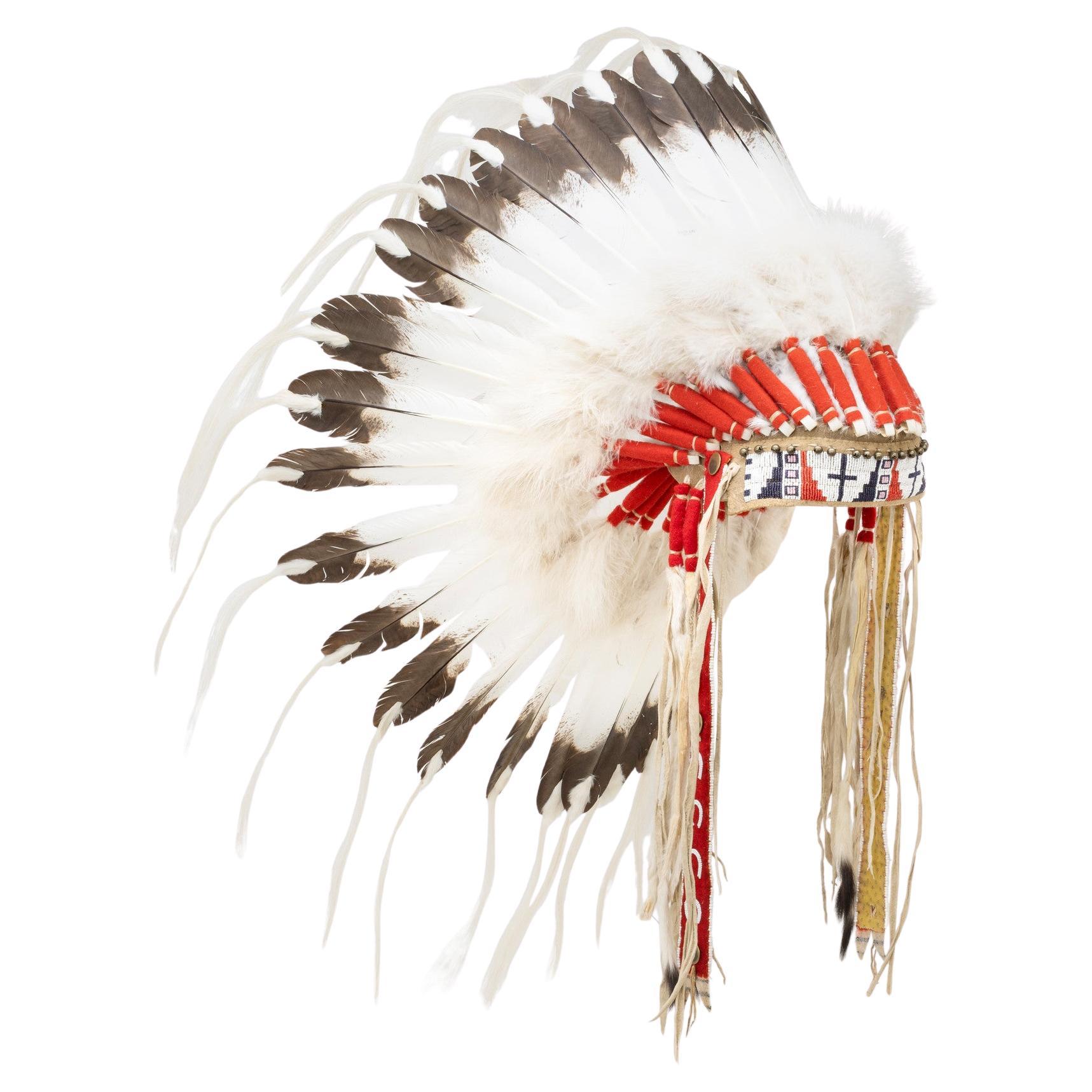 Tocado de guerra al estilo cheyenne