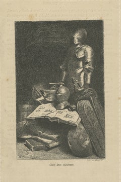 Chez Don Quichotte, Armor Still Life after Hippolyte Delanoy, circa 1880
