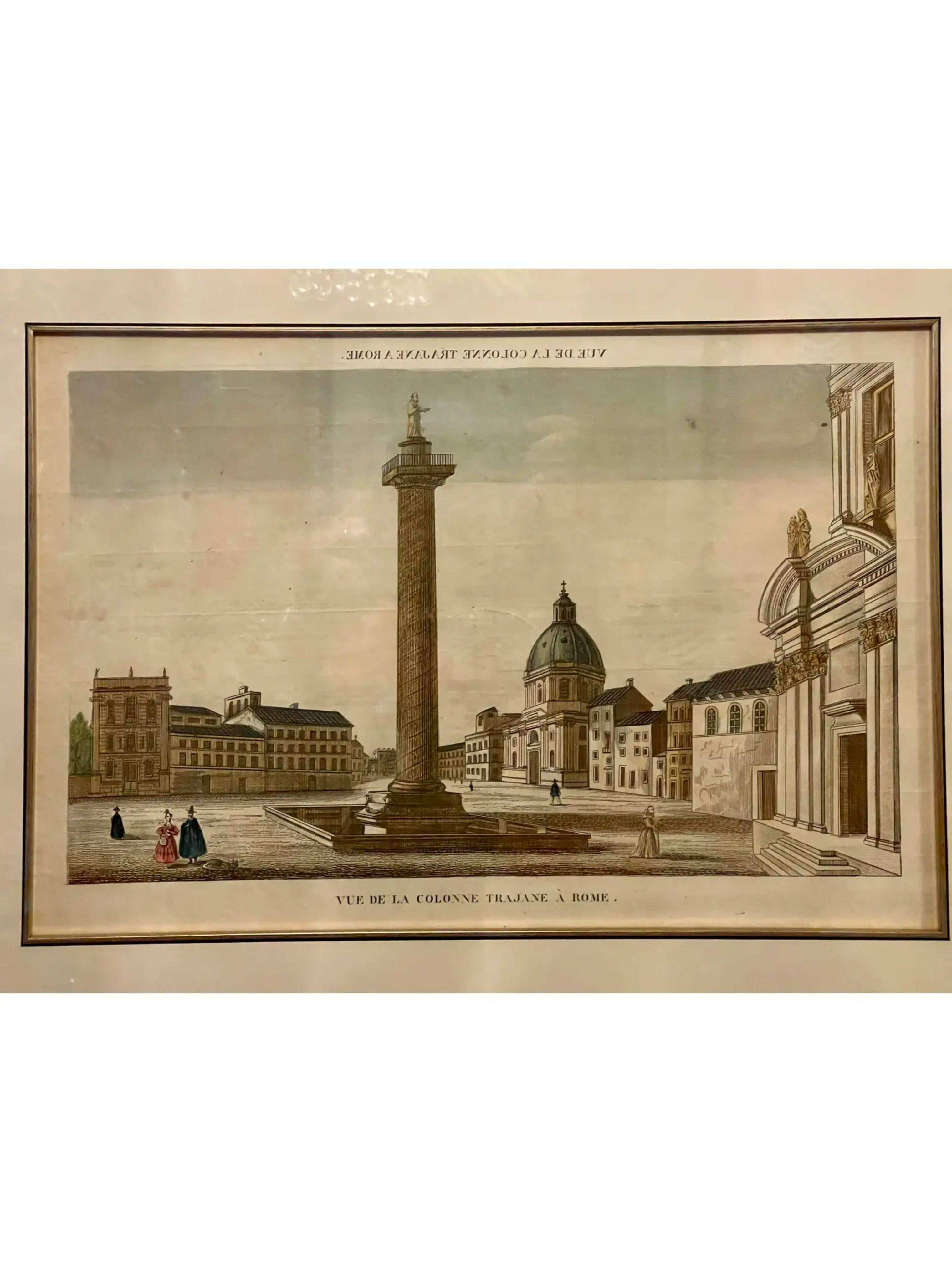 Chez Hocquart Antique 18th century hand colored Engraving - Vue De La Collone Trajane a Roma

A. Paris Chez Hocquart Rue St. Jacques, 64 printer

Additional information: 
Materials: Engraving
Color: Sand
Period: 18th century
Art Subjects:
