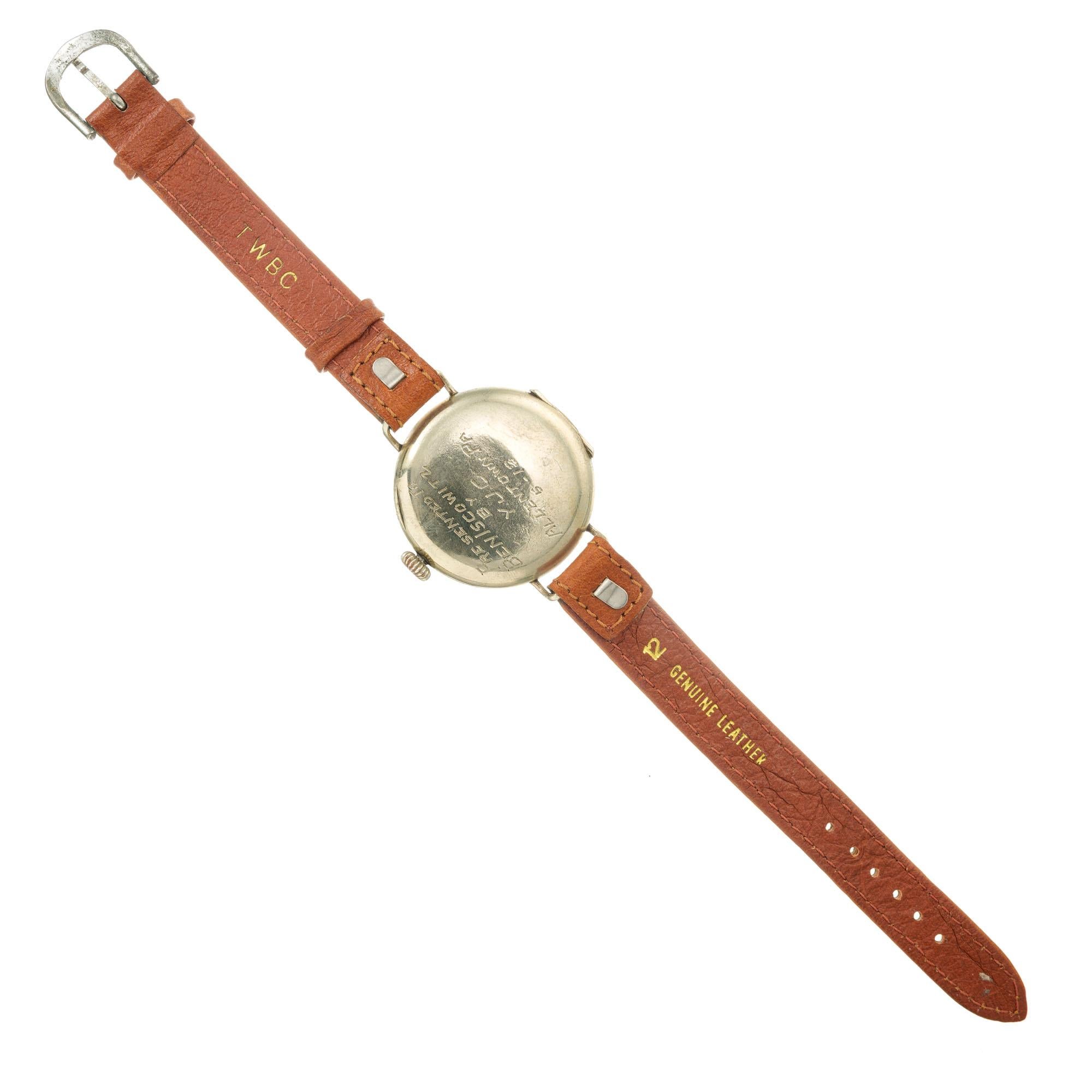 CHF Tissot Fils WWI Signal Corps Wristwatch at 1stDibs tissot 1918 tissot fils