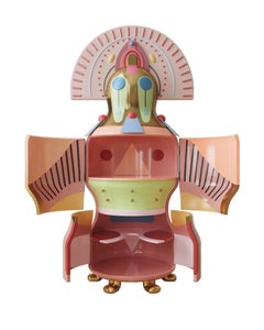 Chhau Donna Multi-Color Bar Storage Cabinet by Elena Salmistraro