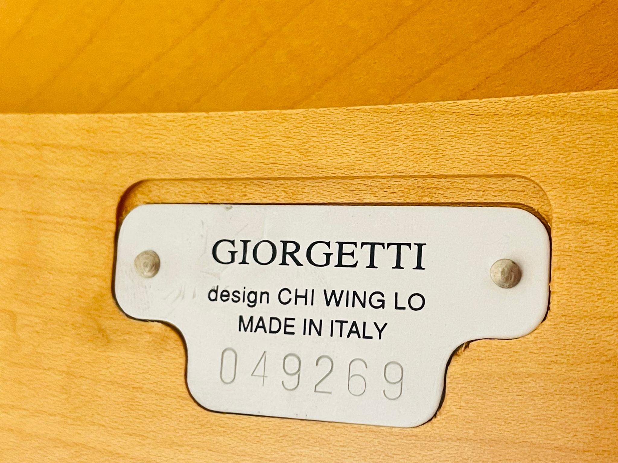 Chi Wing Lo ‘Tiche’ Coffee Table for Giorgetti, Italy, 1990s For Sale 11