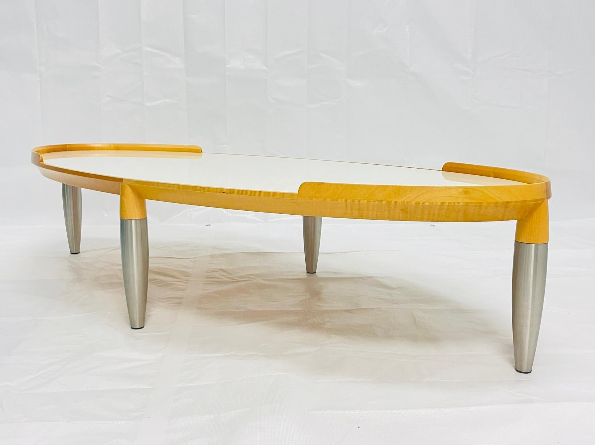 Post-Modern Chi Wing Lo ‘Tiche’ Coffee Table for Giorgetti, Italy, 1990s For Sale