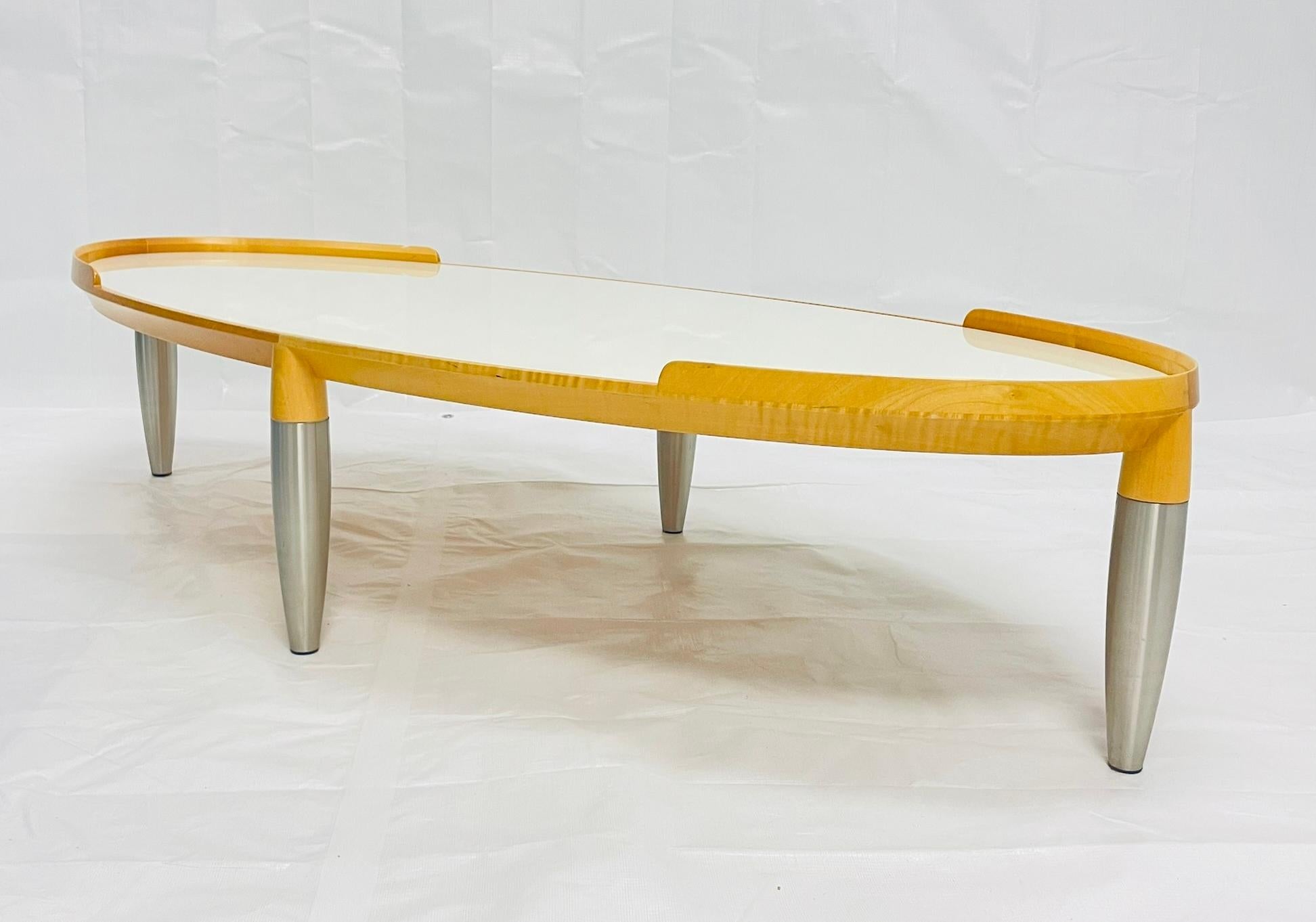 Late 20th Century Chi Wing Lo ‘Tiche’ Coffee Table for Giorgetti, Italy, 1990s For Sale