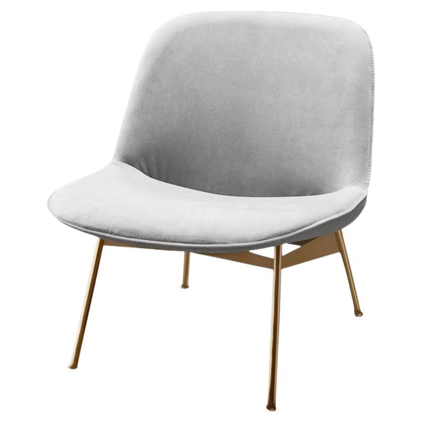 Chiado Lounge Chair with Aluminium and Gold