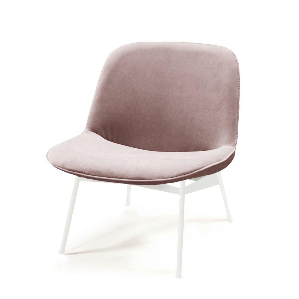 Chiado Lounge Chair with Barcelona Lotus and White For Sale