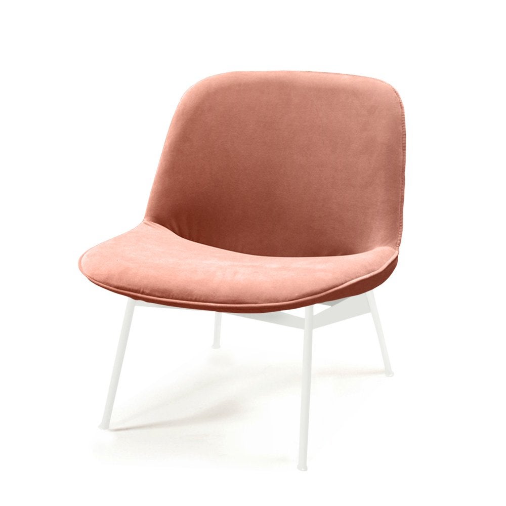 Chiado Lounge Chair with Paris Brick and White For Sale