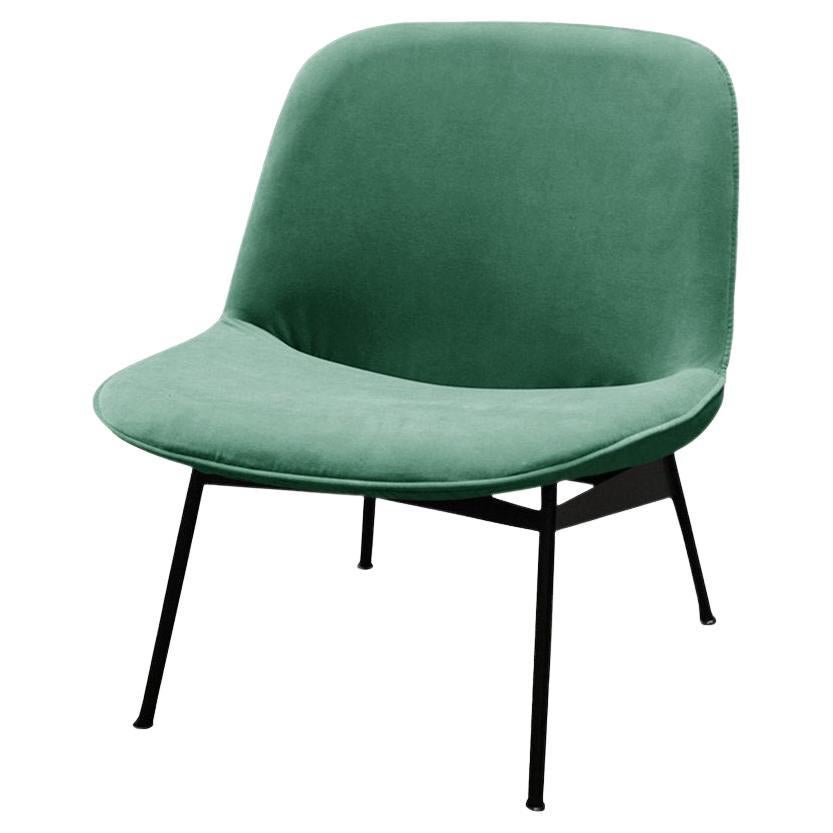 Chiado Lounge Chair with Paris Green and Black For Sale