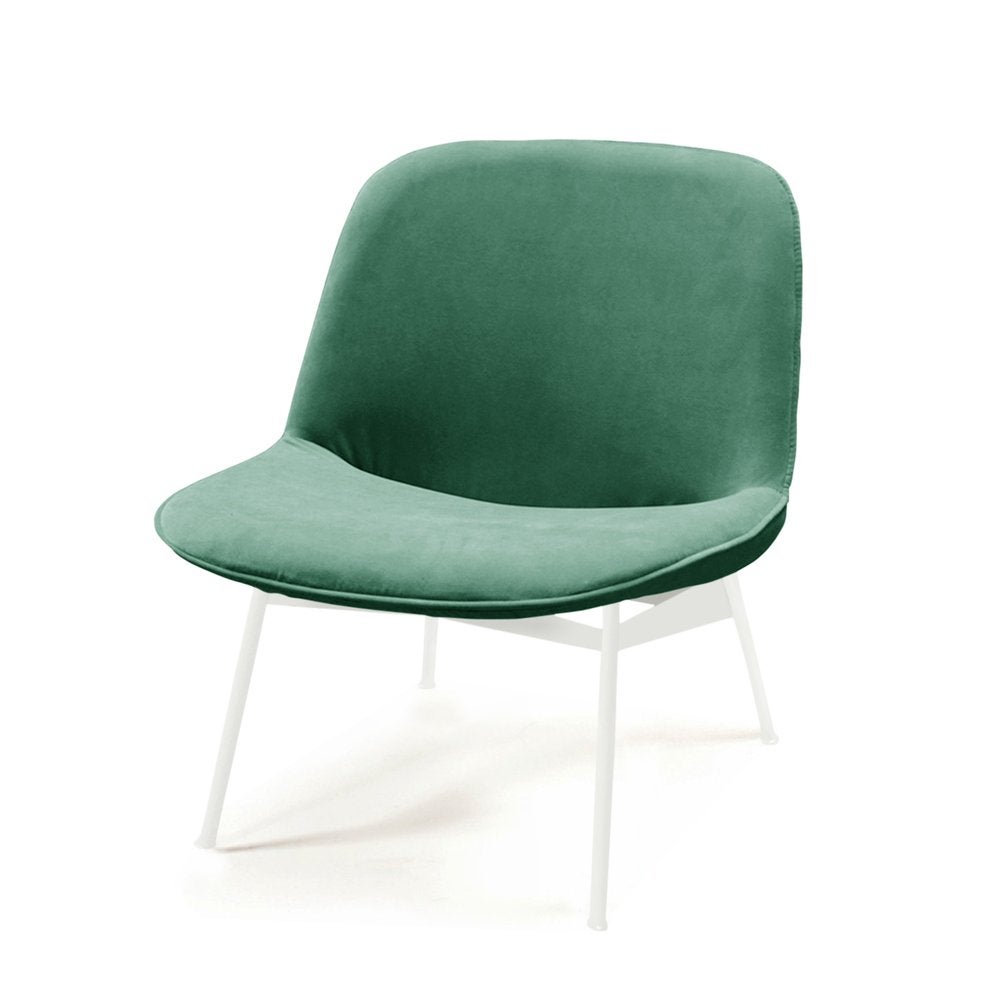 Chiado Lounge Chair with Paris Green and White For Sale