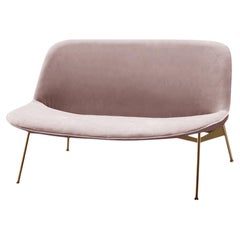 Chiado Sofa, Clean Corn, Large with Barcelona Lotus and Gold