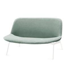 Chiado Sofa, Clean Water, Small with Smooth 60 and White