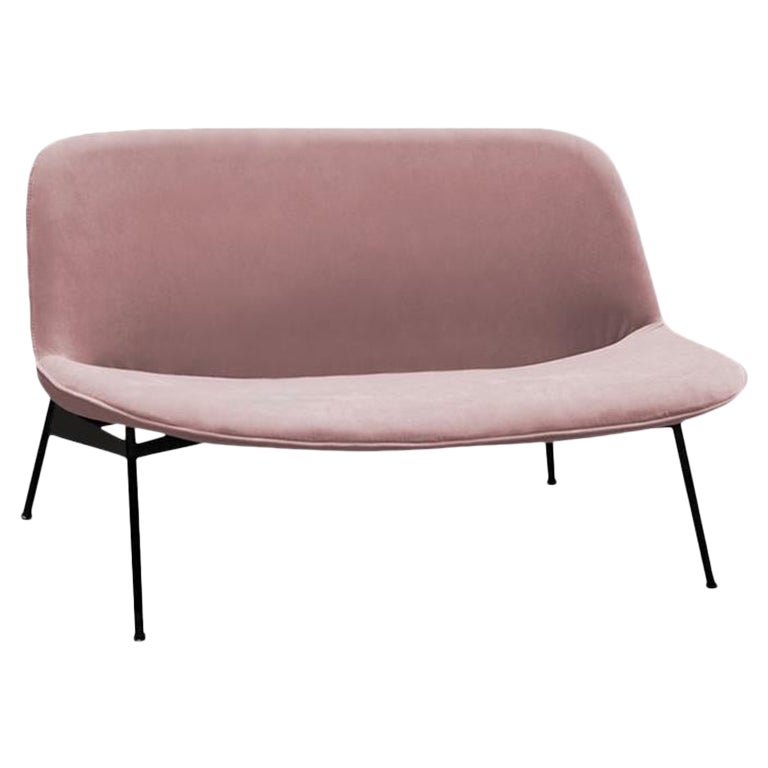 Chiado-Sofa, klein mit Cacao und Weiß