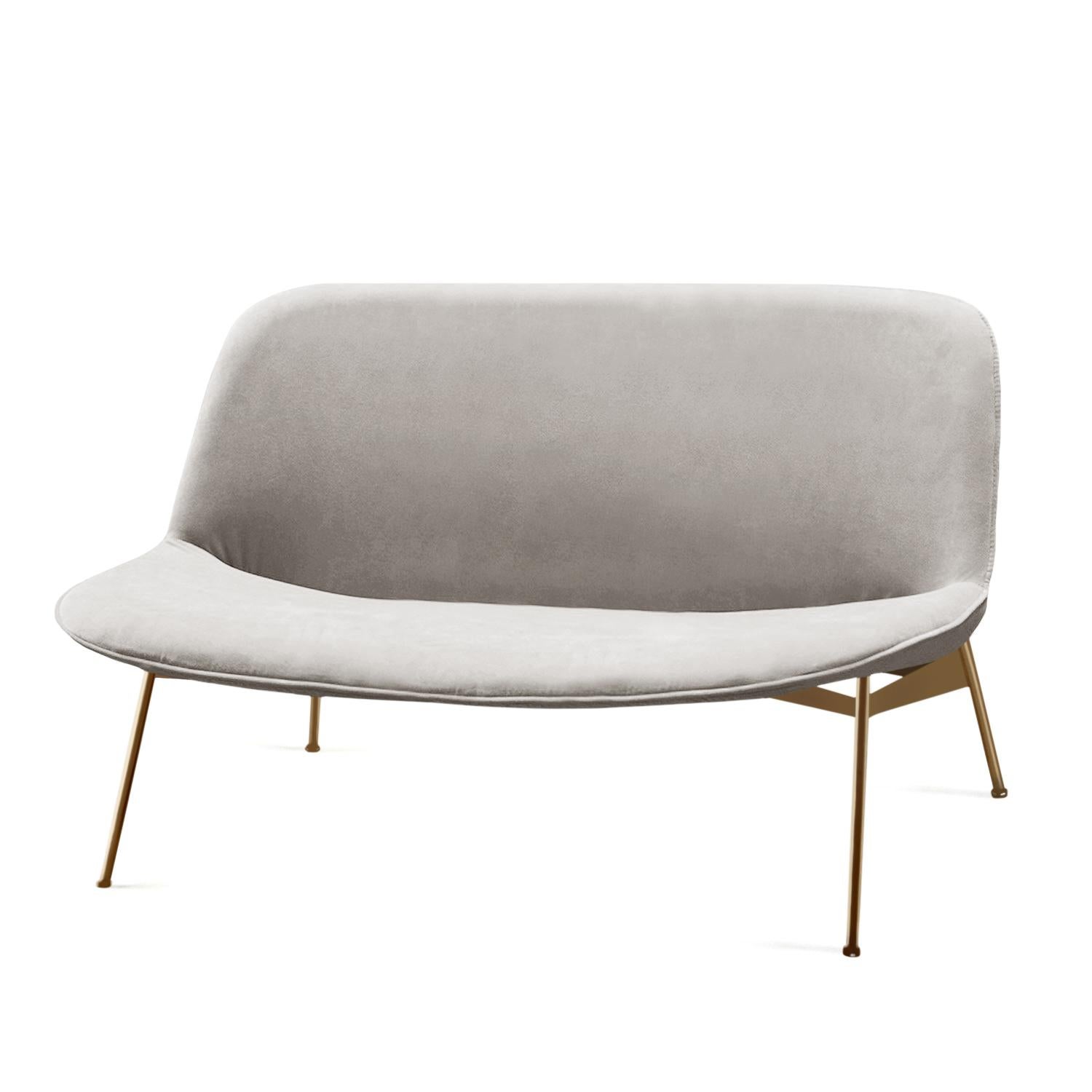 Chiado Sofa, Small with Paris Mouse and Gold For Sale