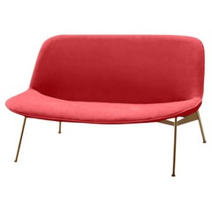 Chiado Sofa, Small with Smooth 72 and Gold