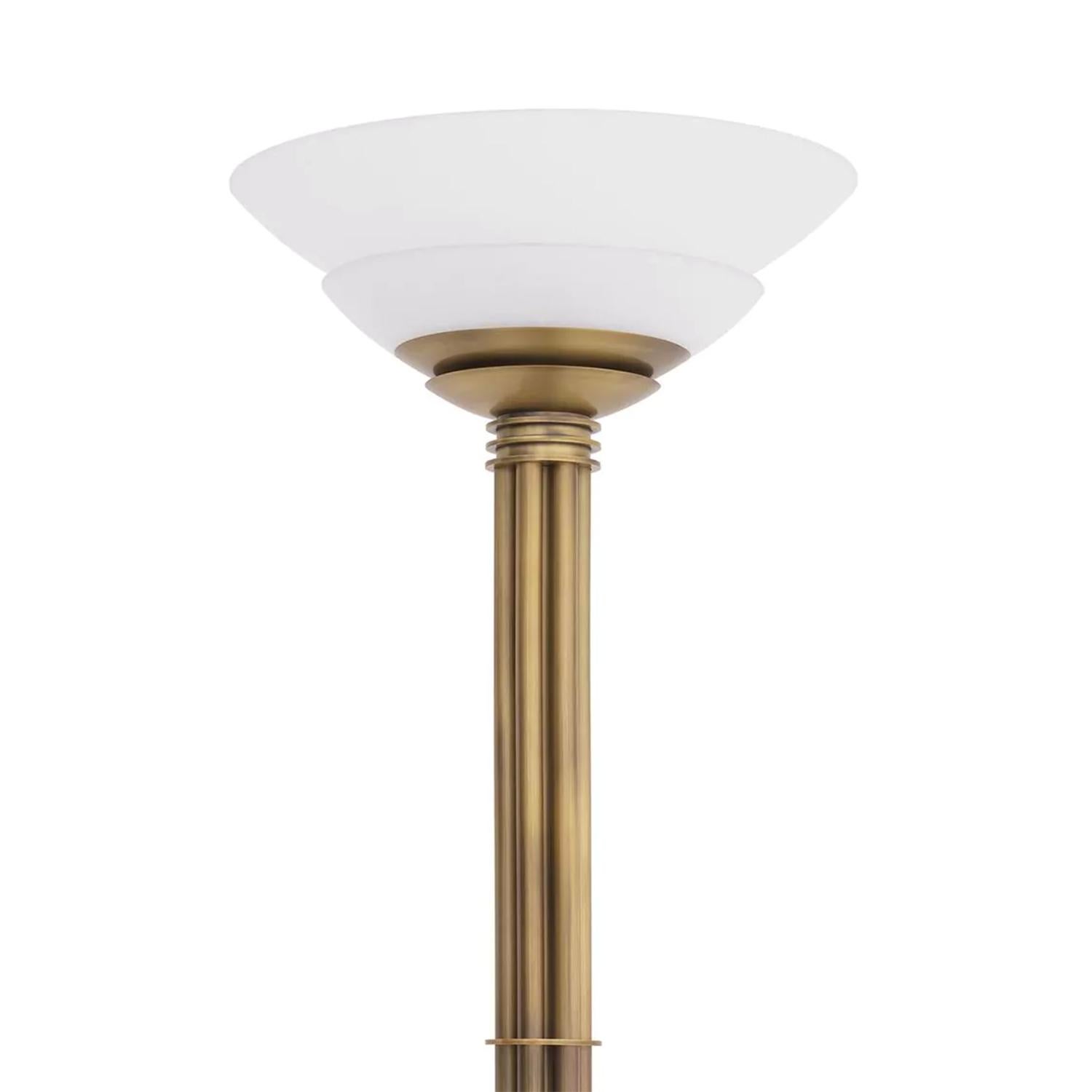Contemporary Chianto Brass Floor Lamp For Sale