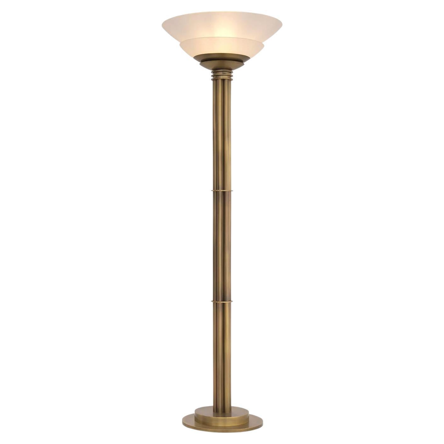 Chianto Brass Floor Lamp For Sale