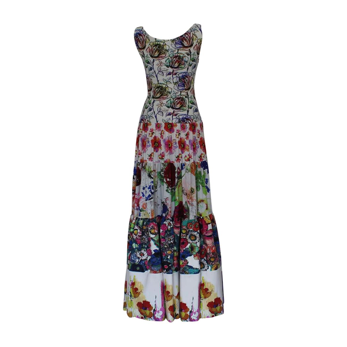 Fantastic long dress by Chiara Boni, Italy
Polyamid (72%) Elasthane
White color
With lots of floral fancies
Sleeveless
Stretch fabric
Length (shoulder/hem) cm 160 (62.99 inches)
Worldwide express shipping included in the price !