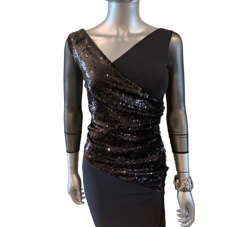 black prom dress with gold embroidery Gilia Printed Dress main image 0