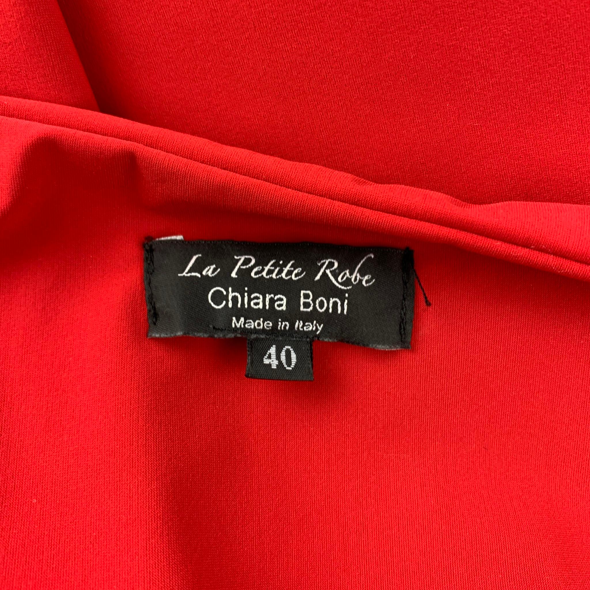 chiara boni red gown