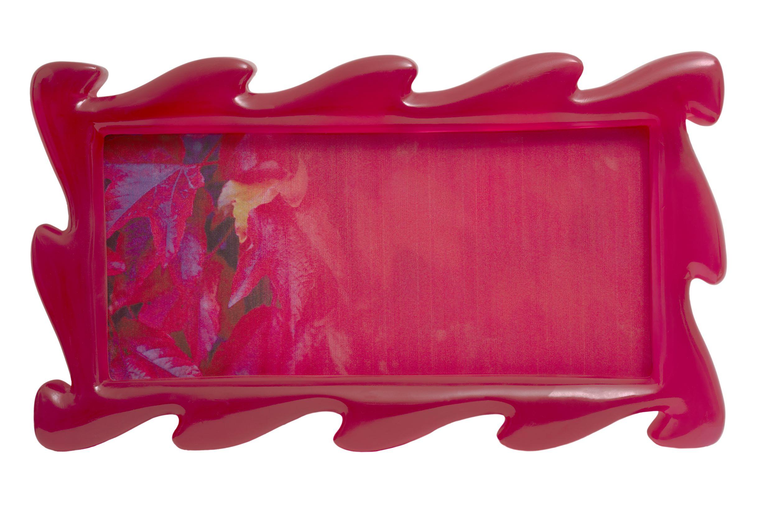 Chiara Dynys, Bonjour Monsieur Monet, 2017, sculpture, photographie, rose - Painting de Chiara Dynys 