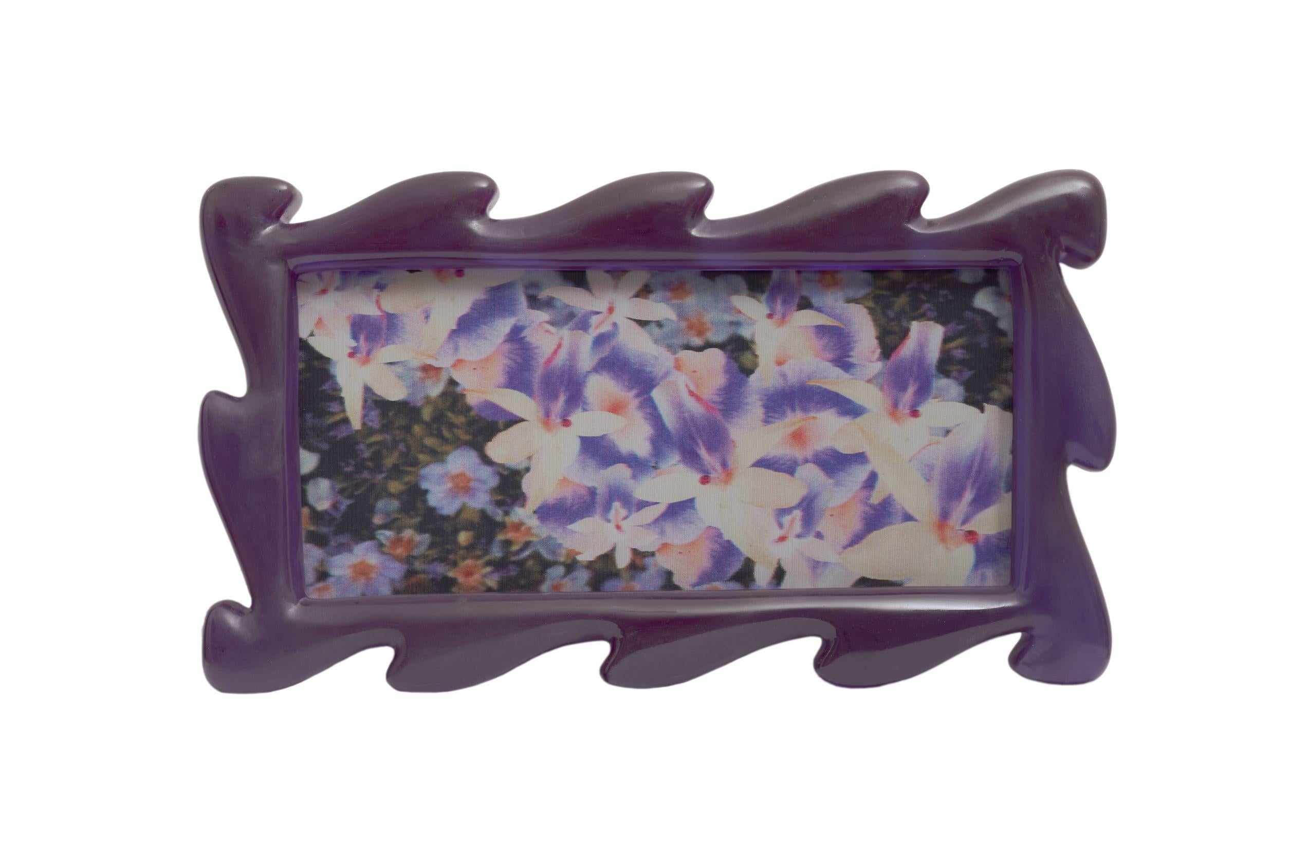 Chiara Dynys  Landscape Photograph - Chiara Dynys, Bonjour Monsieur Monet, 2017, sculpture, photography, purple