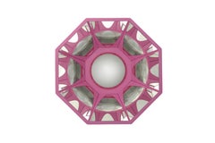 Chiara Dynys, Kaleidos, 2020, scultura, specchio, rosa