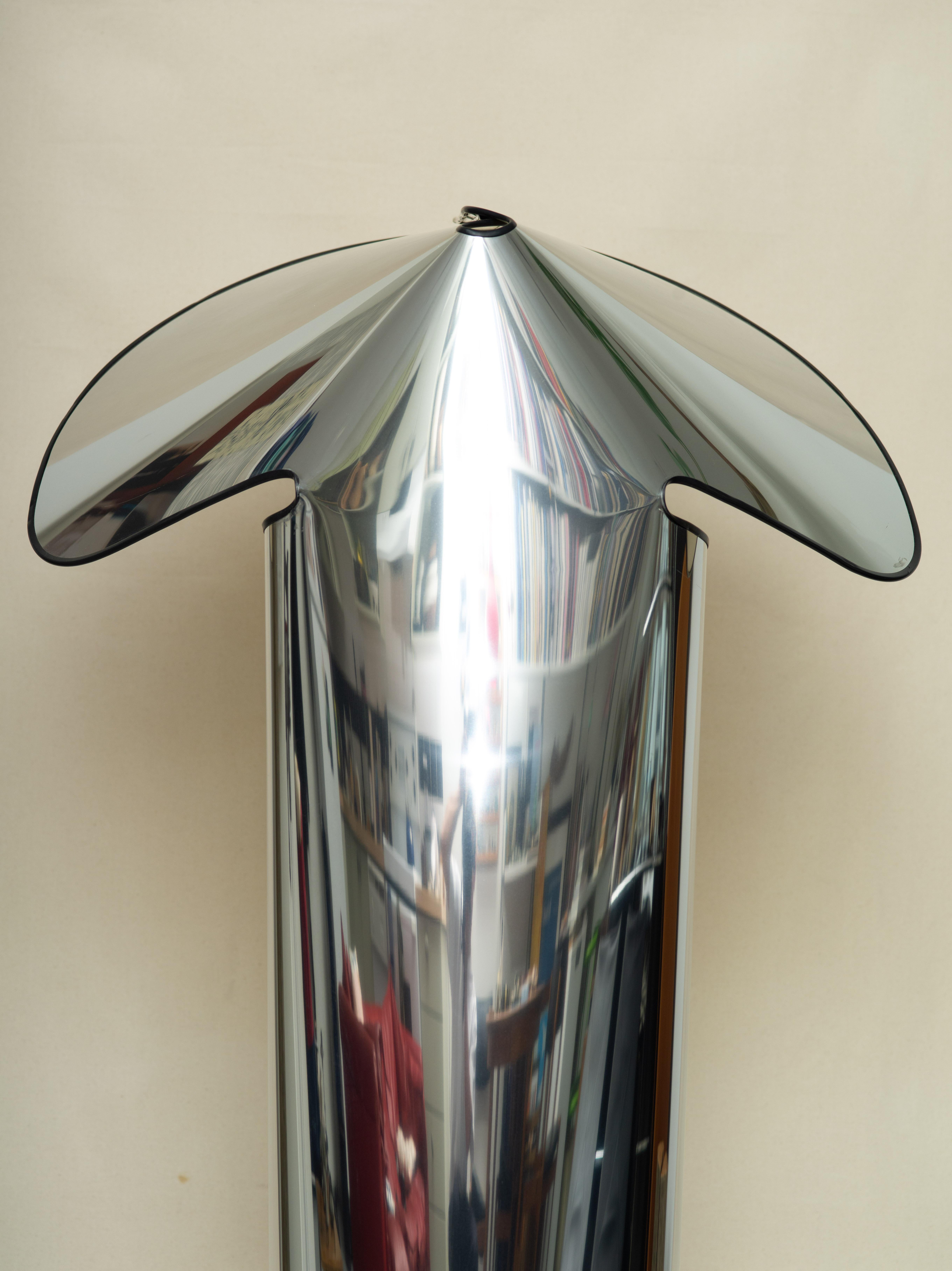 Cut Steel Chiara Lamp by FLOS - 1960's EARLY EDITION - Original Mario Bellini For Sale