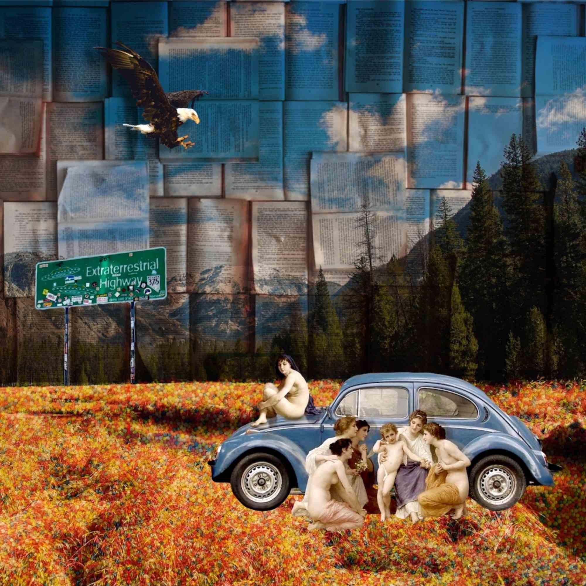 Digitale Collage "Exterrestrial Highway" von Chiara Santoro -2020