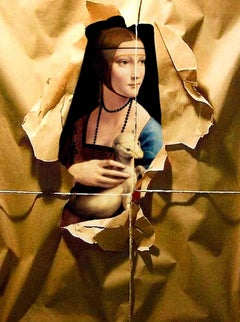 Digitale Collage „La Dama“ von Chiara Santoro – 2023