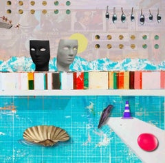 Masques - Collage numérique de Chiara Santoro - 2022