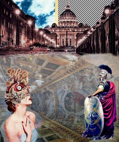 Roma - Digital Collage by Chiara Santoro - 2018