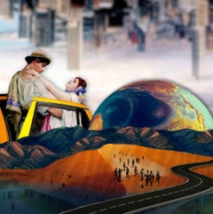 Taxi Earth - Digitale Collage von Chiara Santoro - 2020