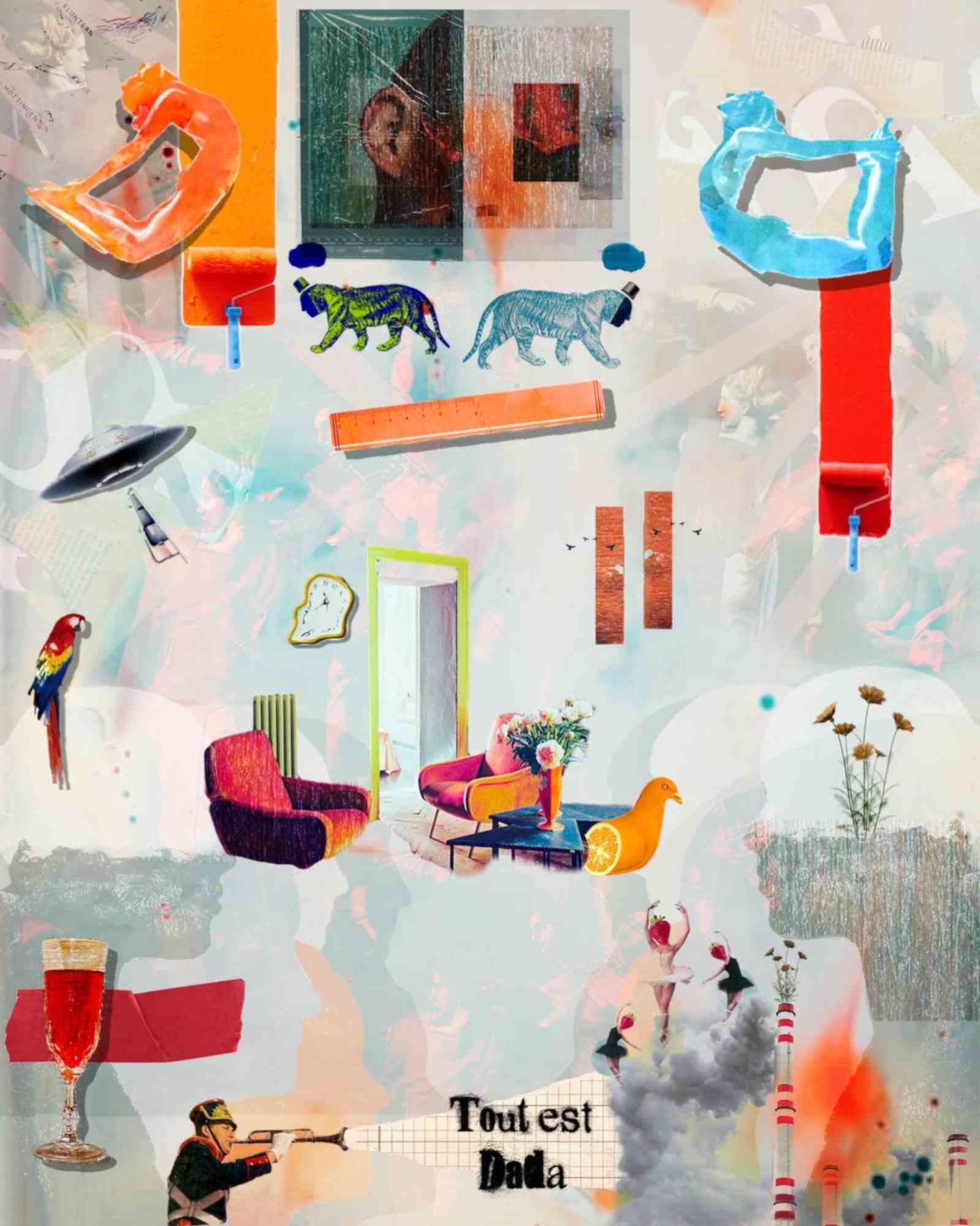 Tout est Dada - Collage numérique de Chiara Santoro - 2020