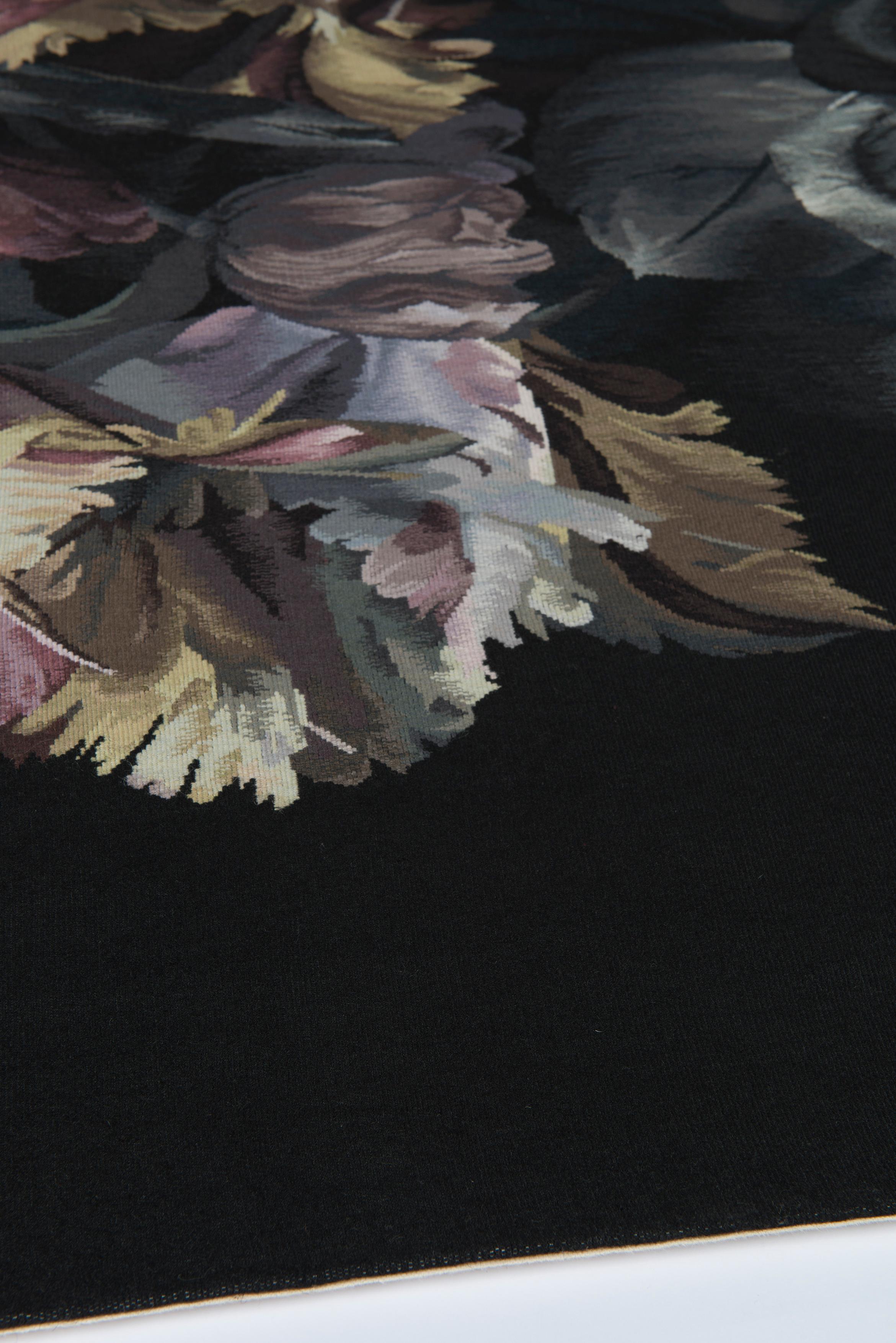 Chiaroscuro Handgewebter 10x8 Teppich aus Wolle von Alexander McQueen (Nepalesisch) im Angebot