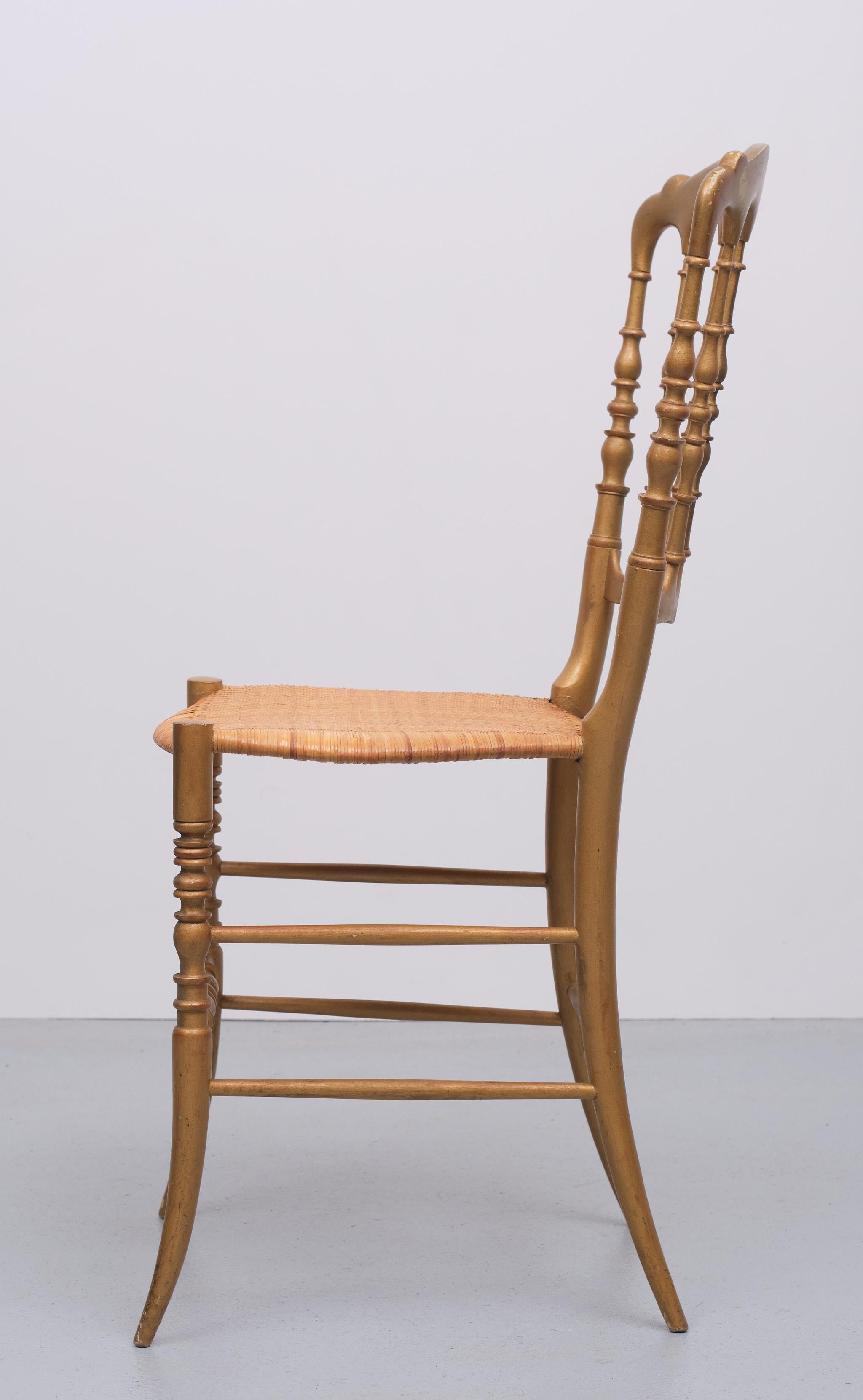 Chiavari-Stuhl, 1950er Jahre, Italien im Angebot 4
