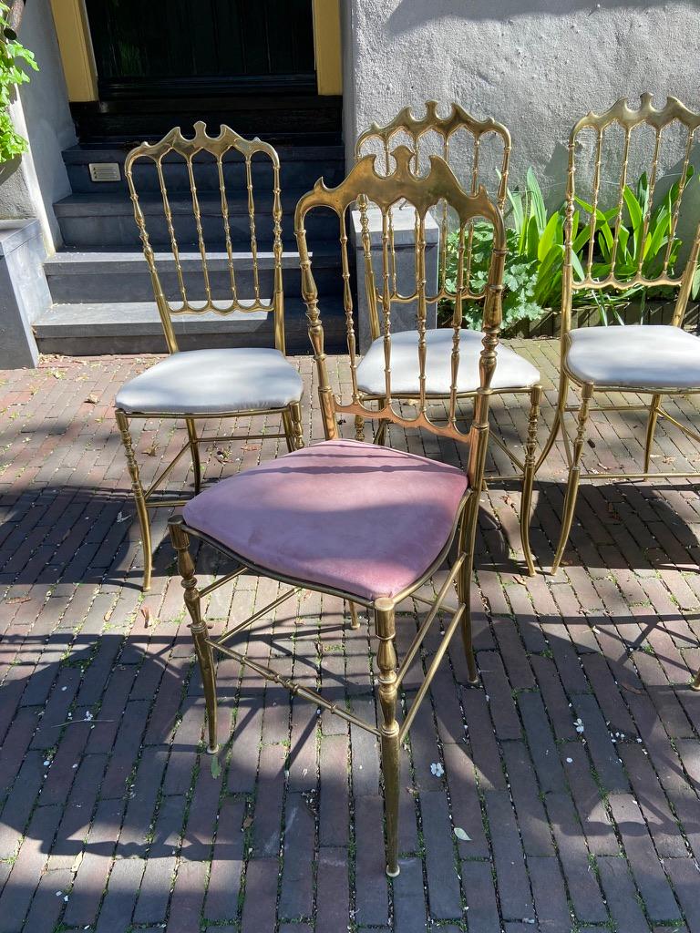 European Chiavari chairs, set of 6 For Sale