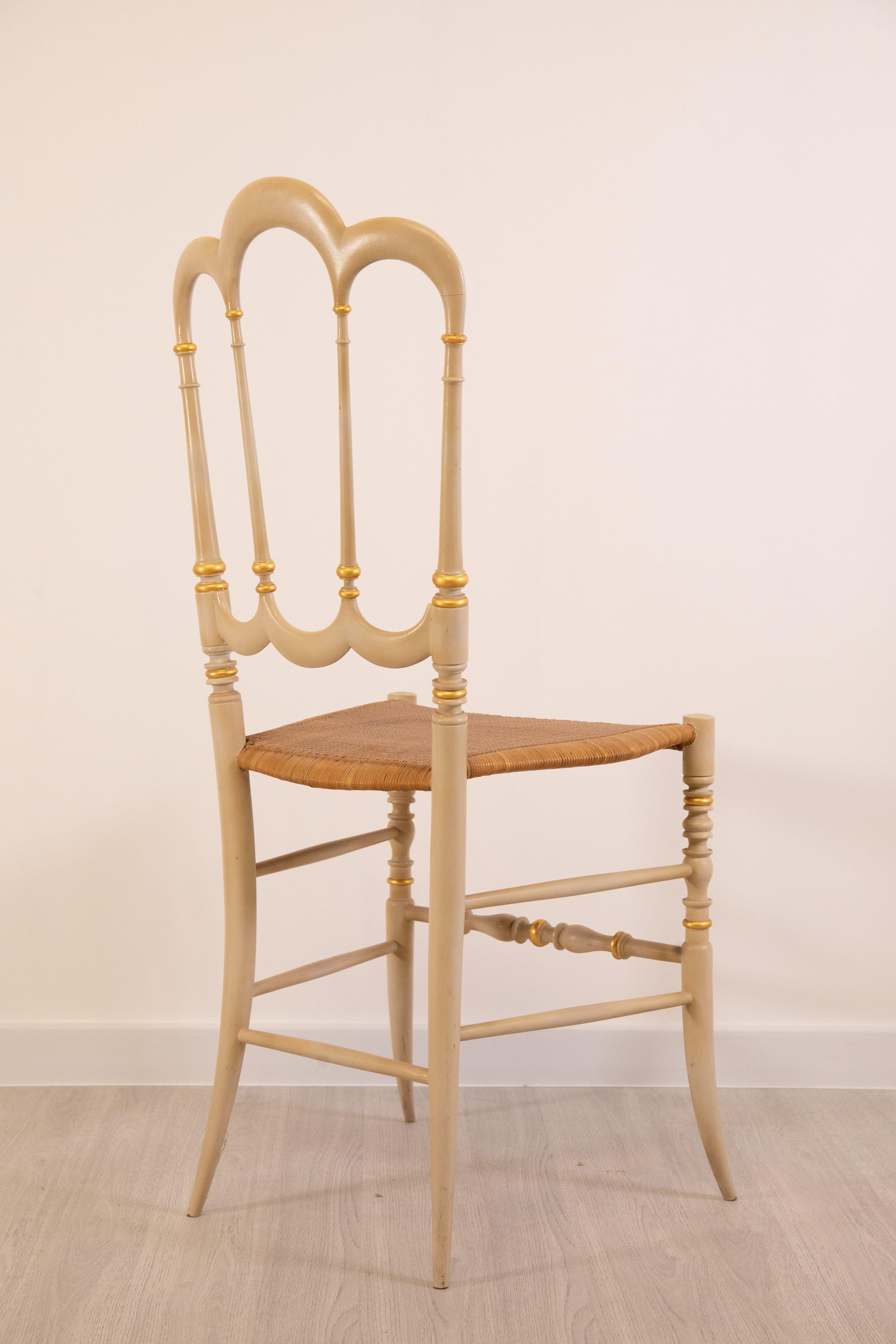 Chiavari - Ensemble de quatre chaises, 1940 en vente 4
