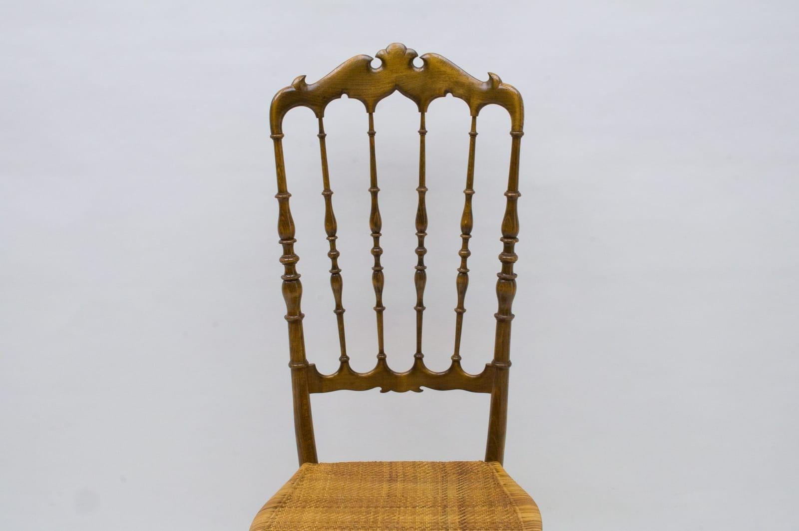 Italian Chiavari Wooden Chair from Rocca, 1960s, Italy