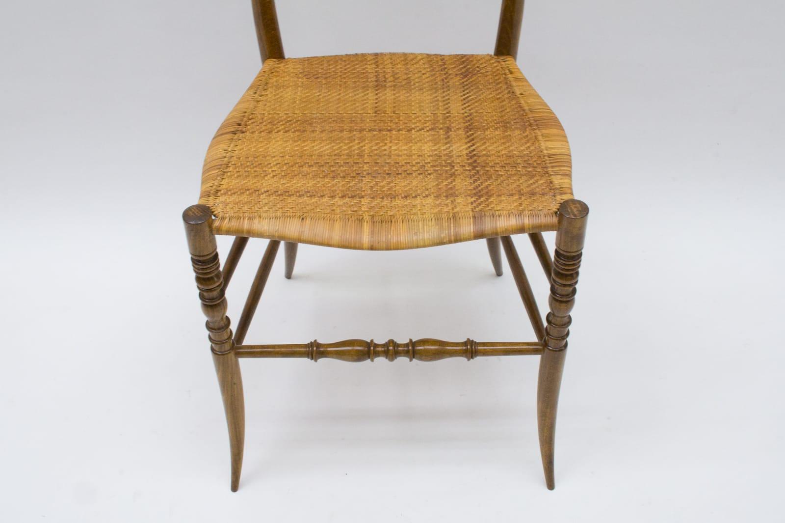 Mid-20th Century Chiavari Wooden Chair from Rocca, 1960s, Italy