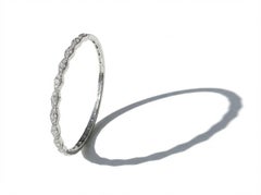 Schickes Armband aus 18 Karat Weißgold mit 0,90 Karat Diamanten im Brilliant-Schliff