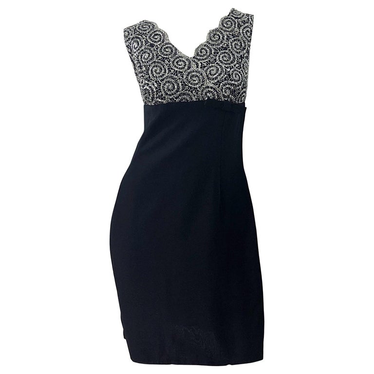 black 60s style dress Black V-neck Tulle Short Prom Dress, A-Line Black Tea Length Party Dre main image 0