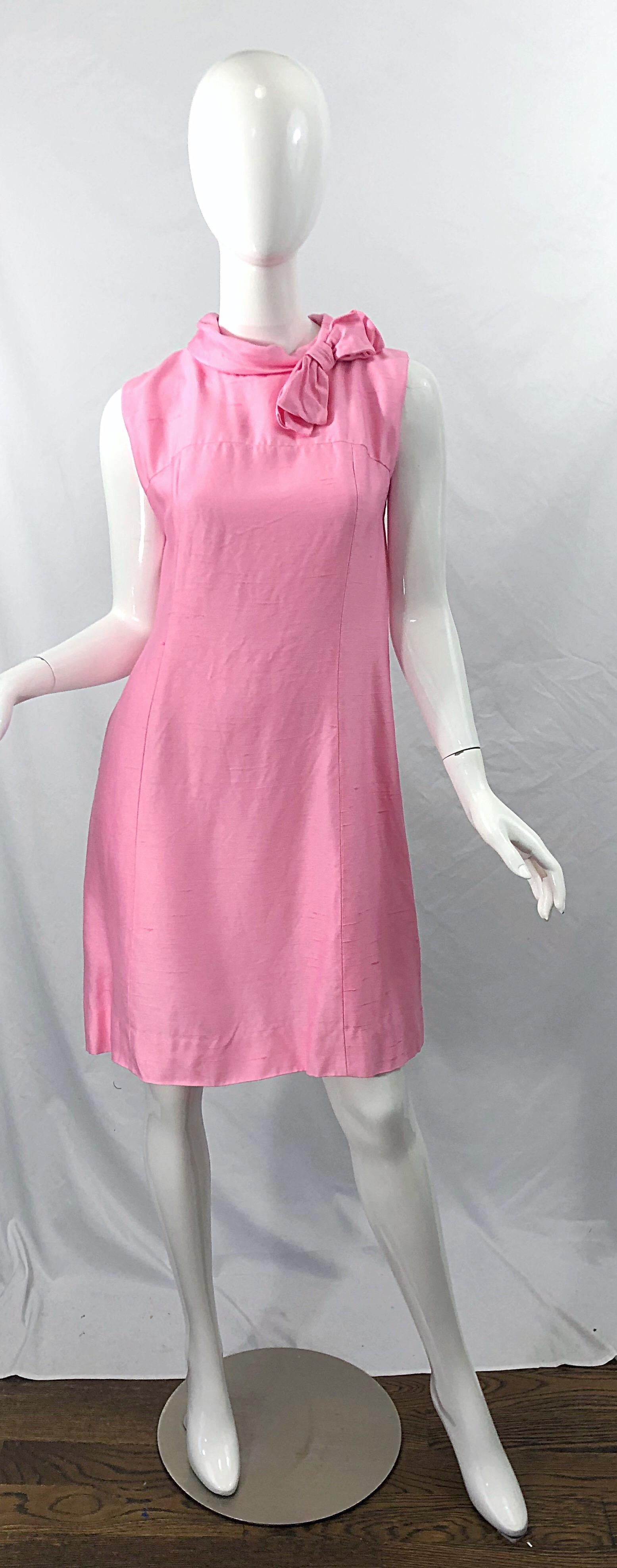 1960s pink dress