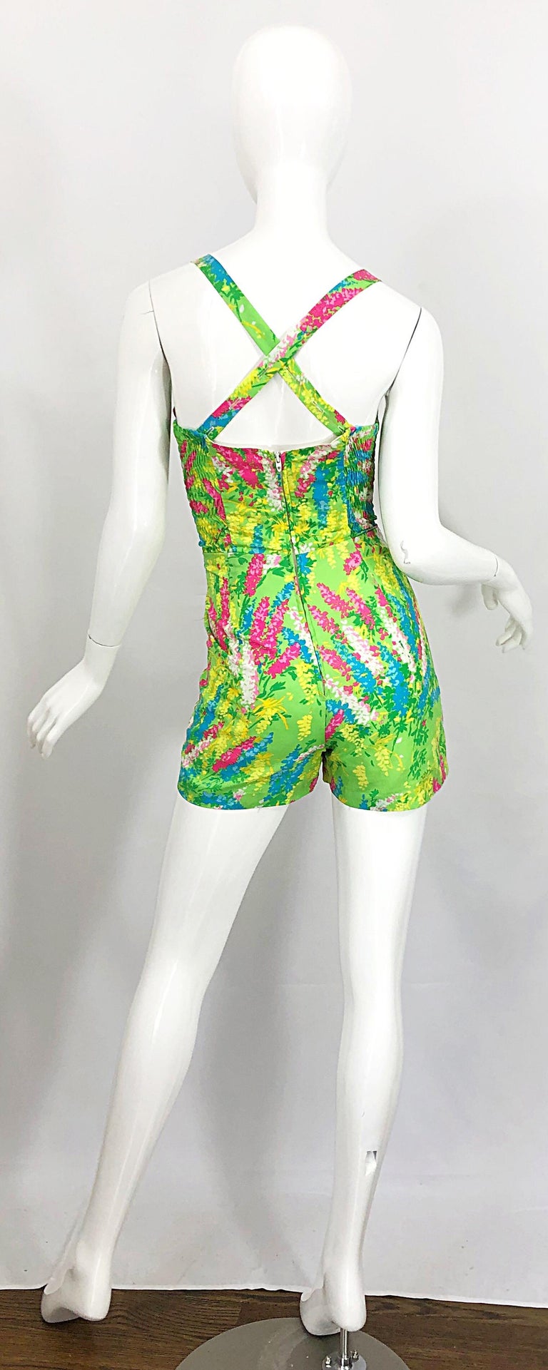 lime green romper